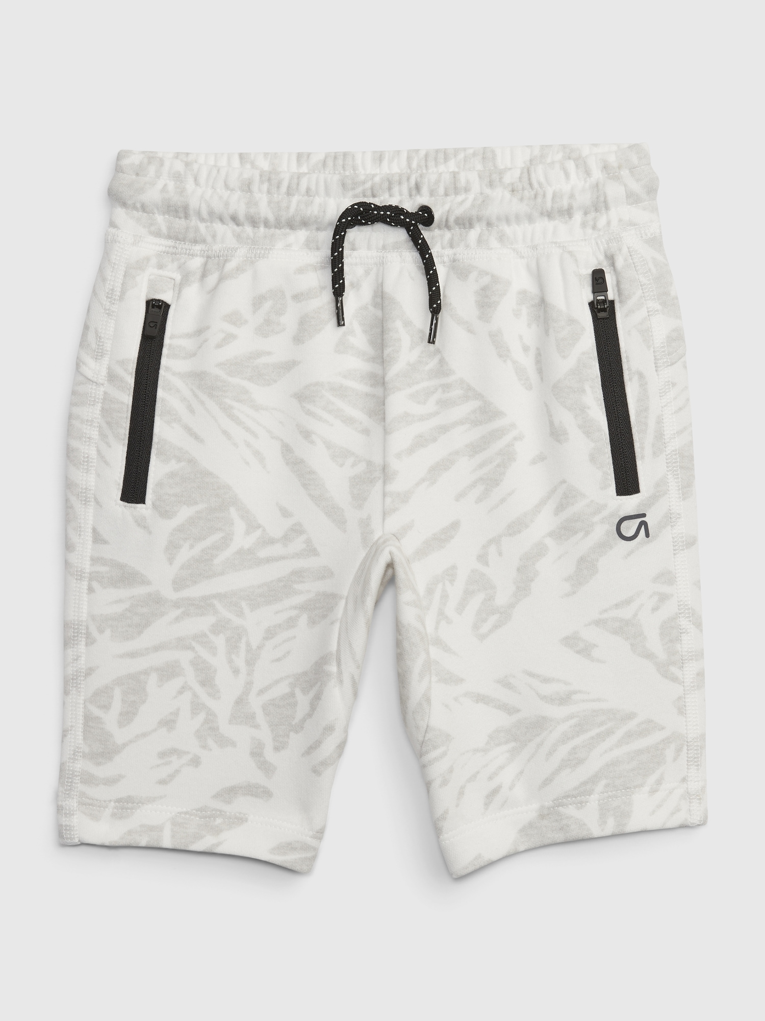 Gap Babies' Fit Toddler Fit Tech Pull-on Shorts In White Print