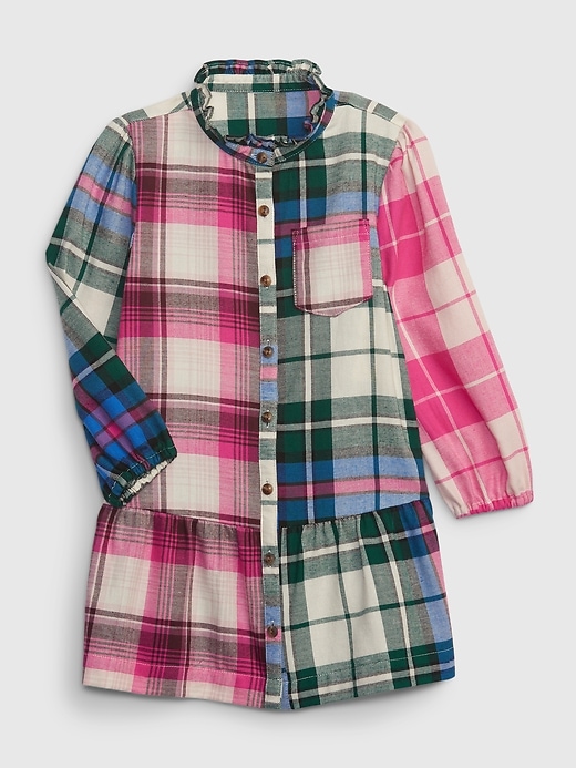 View large product image 1 of 1. Toddler Mixed Plaid Dress