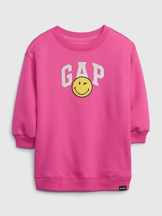 Image number 3 showing, Gap &#215 SmileyWorld&#174 Toddler Sweatshirt Dress