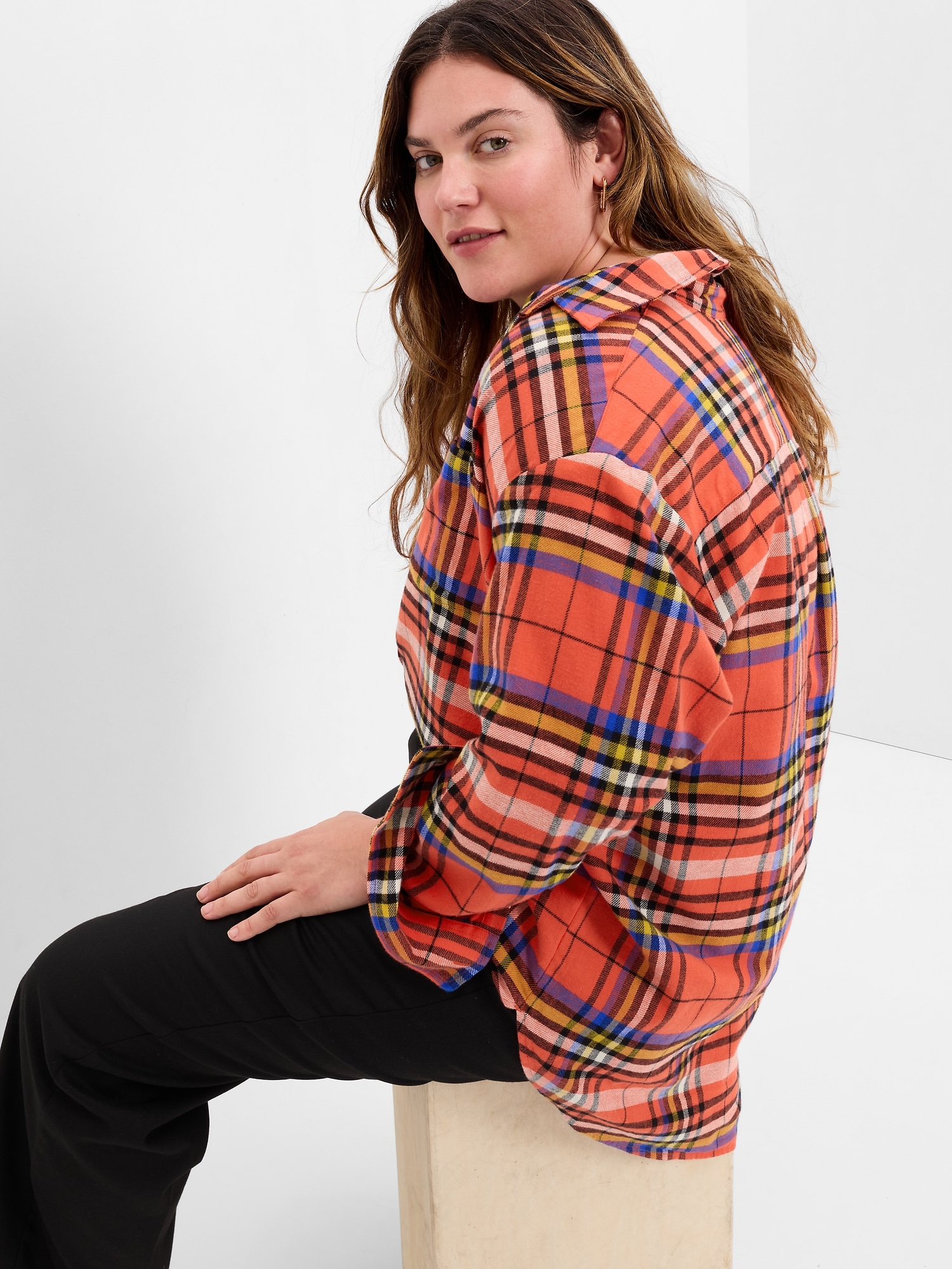 Flannel Big Shirt | Gap
