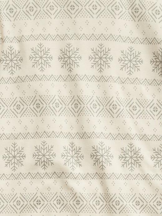 2 of 8 showing, with the color birch of product Kids 100% Organic Cotton Fair Isle PJ Set