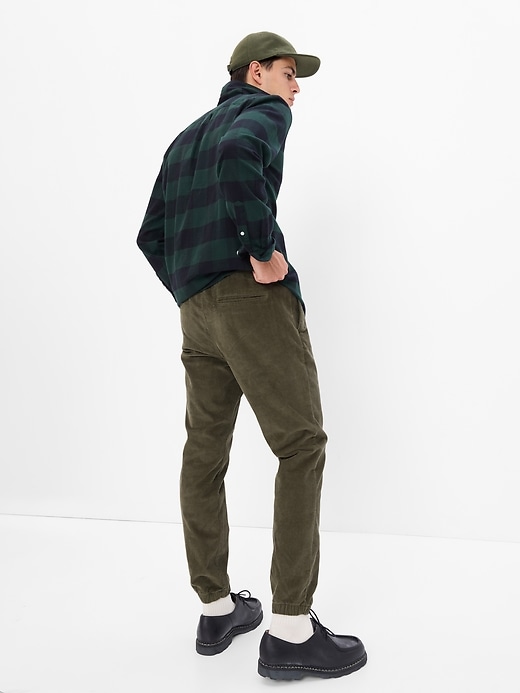 2 of 8 showing, with the color army jacket green of product Corduroy Joggers