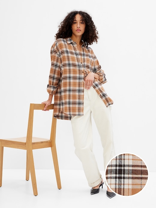 Image number 8 showing, Flannel Big Shirt