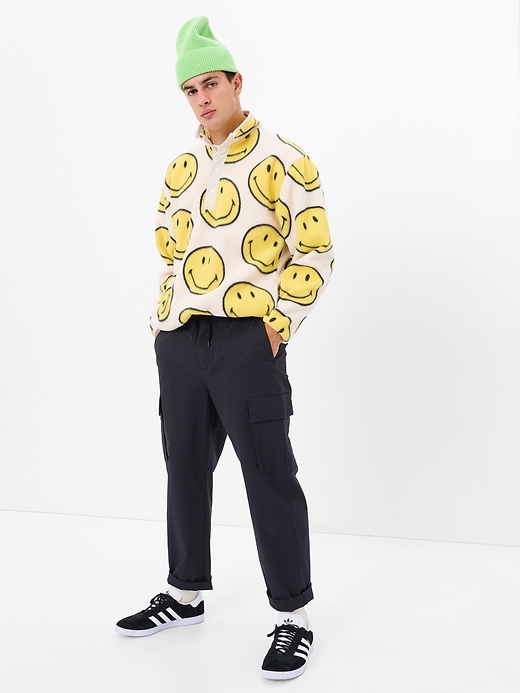 Gap × Smiley® Arctic Fleece Snap Button Pullover | Gap