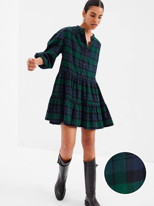 slim fit dress slacks GAP Multi-Color Sarah Jessica Parker Plaid Dress