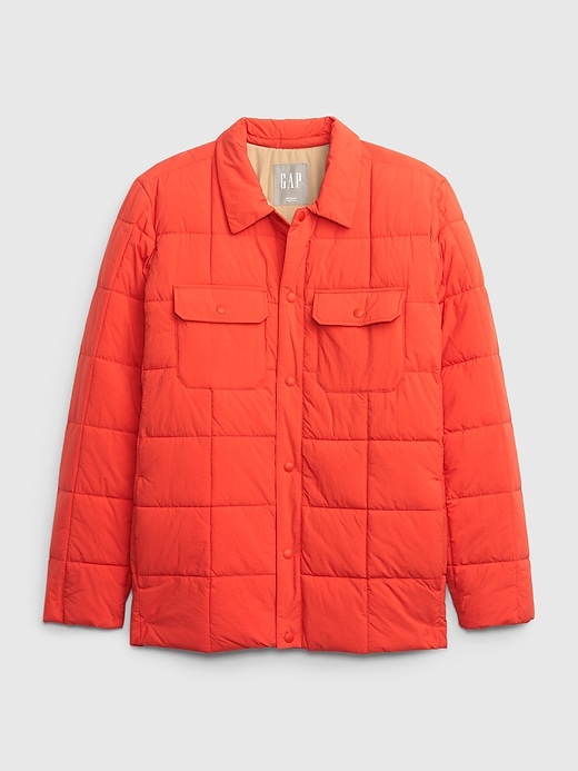 Recycled Puffer Shirt Jacket | Gap