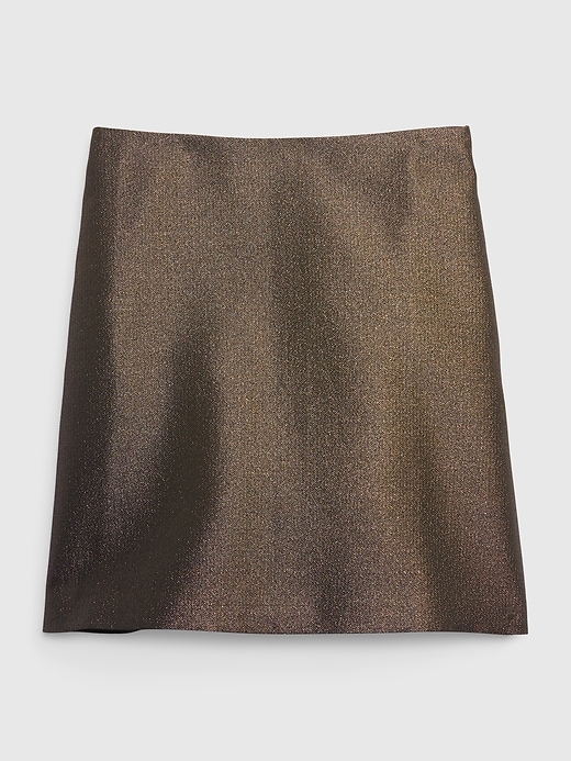 Image number 6 showing, Metallic Jacquard Mini Skirt