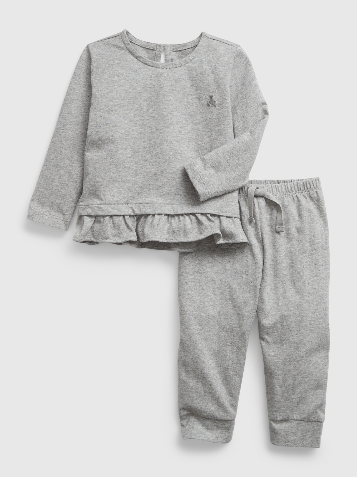 Baby 100% Organic Cotton Two-Piece Outfit Set