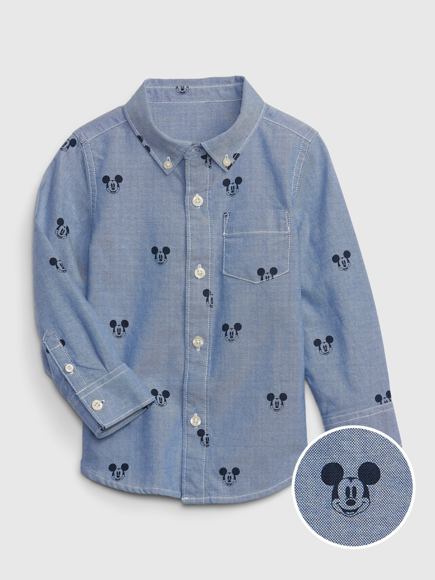 mickey mouse button up shirt