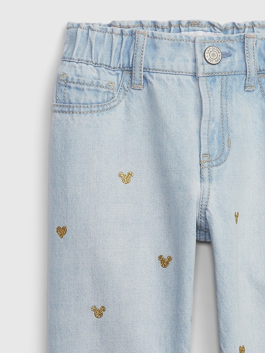 Image number 3 showing, babyGap &#124 Disney Mickey Mouse Barrel Jeans with Washwell