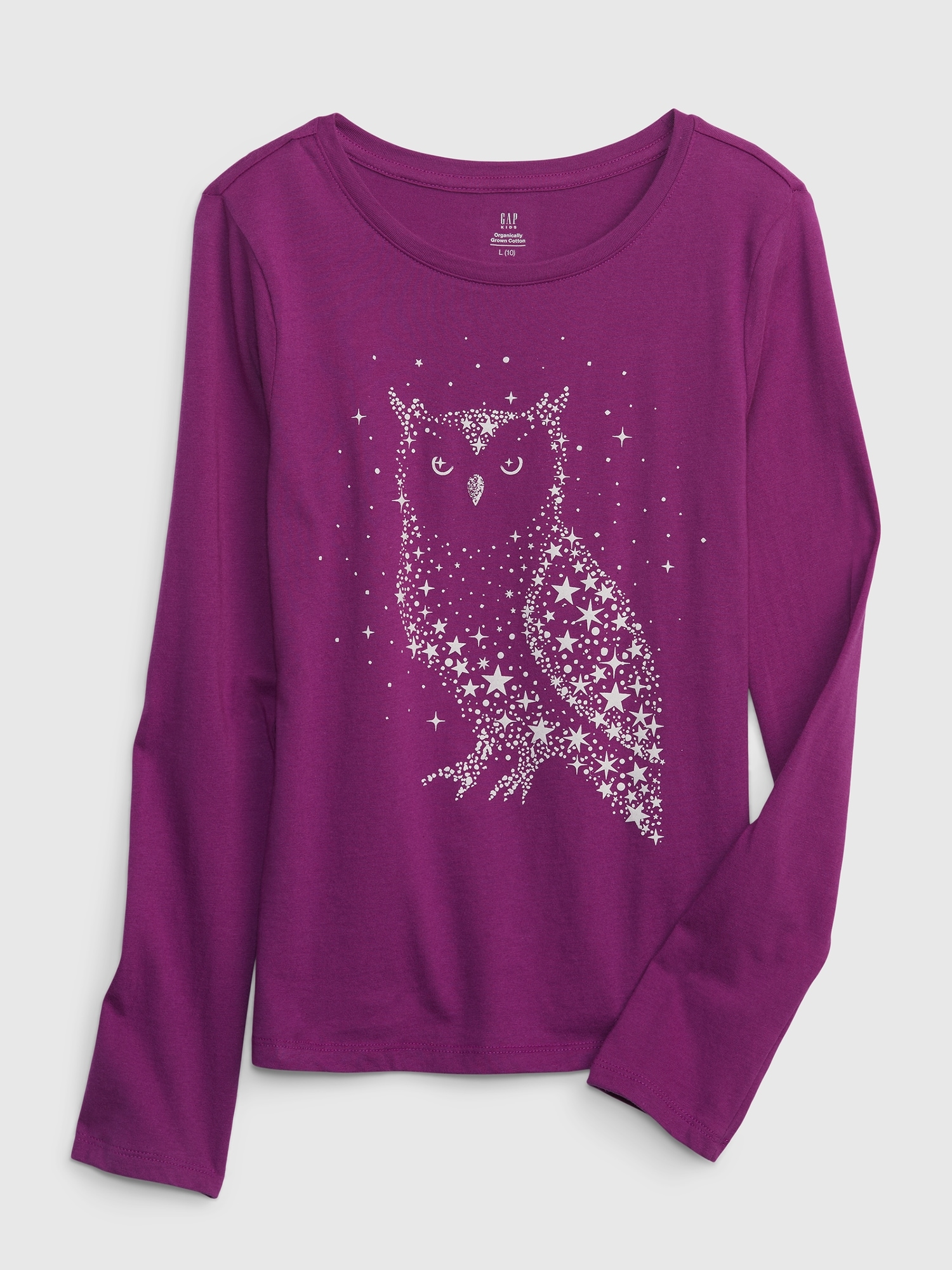 Kids 100% Organic Cotton Graphic T-Shirt Product Selections Color: Mauve Rose Trémière