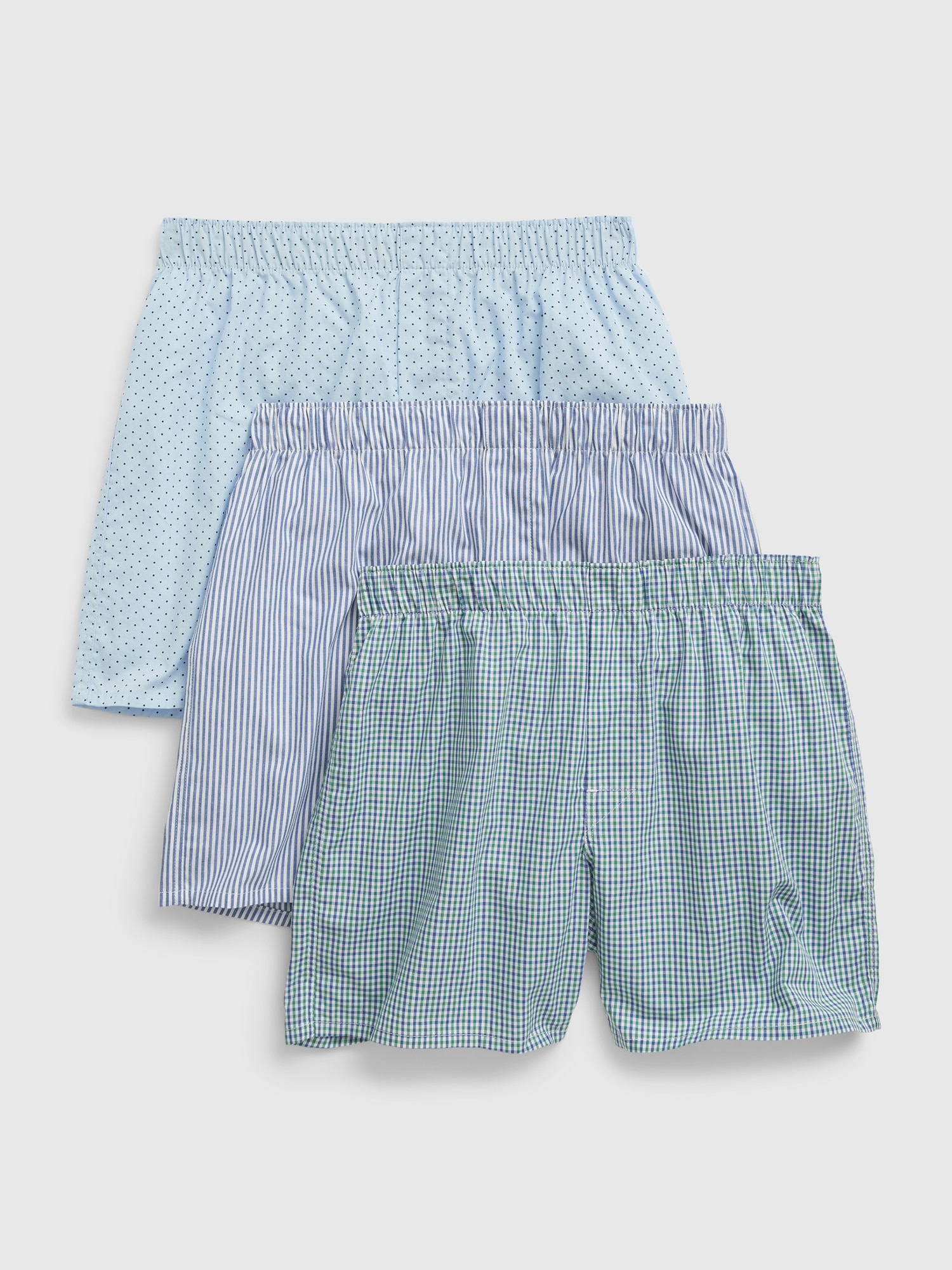 Gap Cotton Boxers (3-Pack) gray. 1