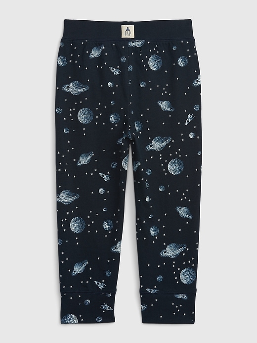 2 of 8 showing, with the color planet black of product Baby & Toddler Organic Cotton Mix & Match Pull-On Pants