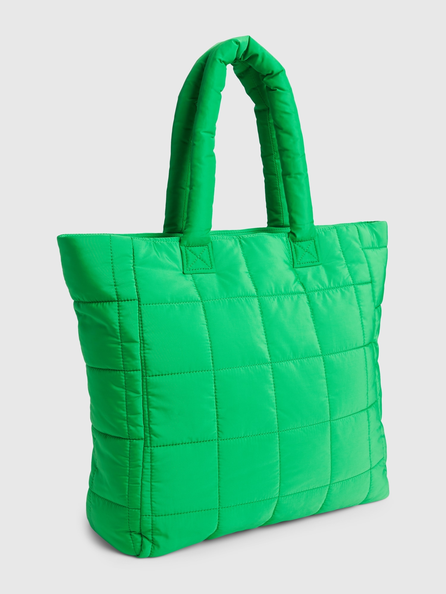  Quilted Tote Bag for Women Puffer Bag Quilted Bag