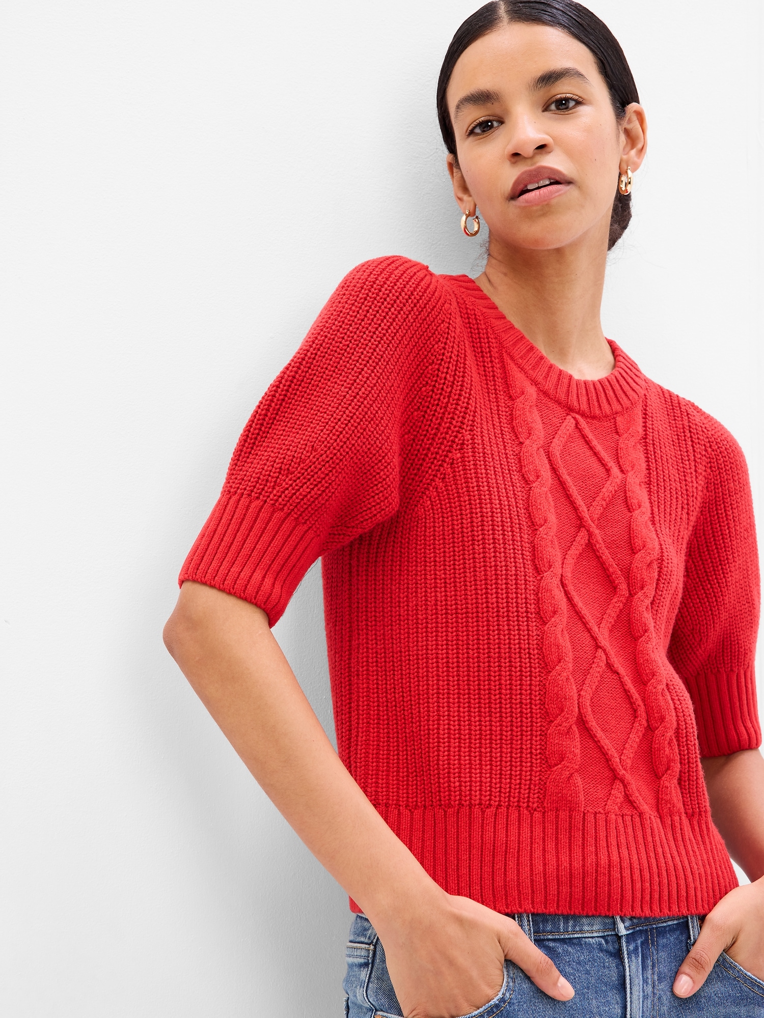 Gap balloon sleeve sweater hotsell