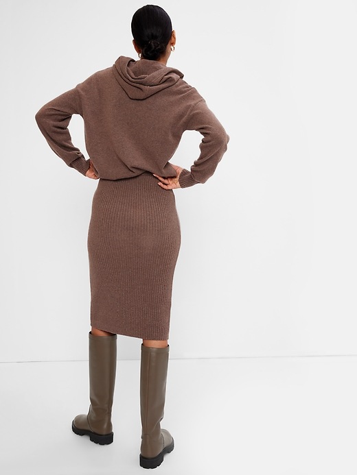 Image number 2 showing, CashSoft Midi Sweater Skirt
