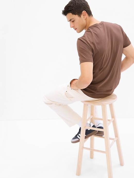2 of 8 showing, with the color COZY BROWN of product Gap Logo T-Shirt