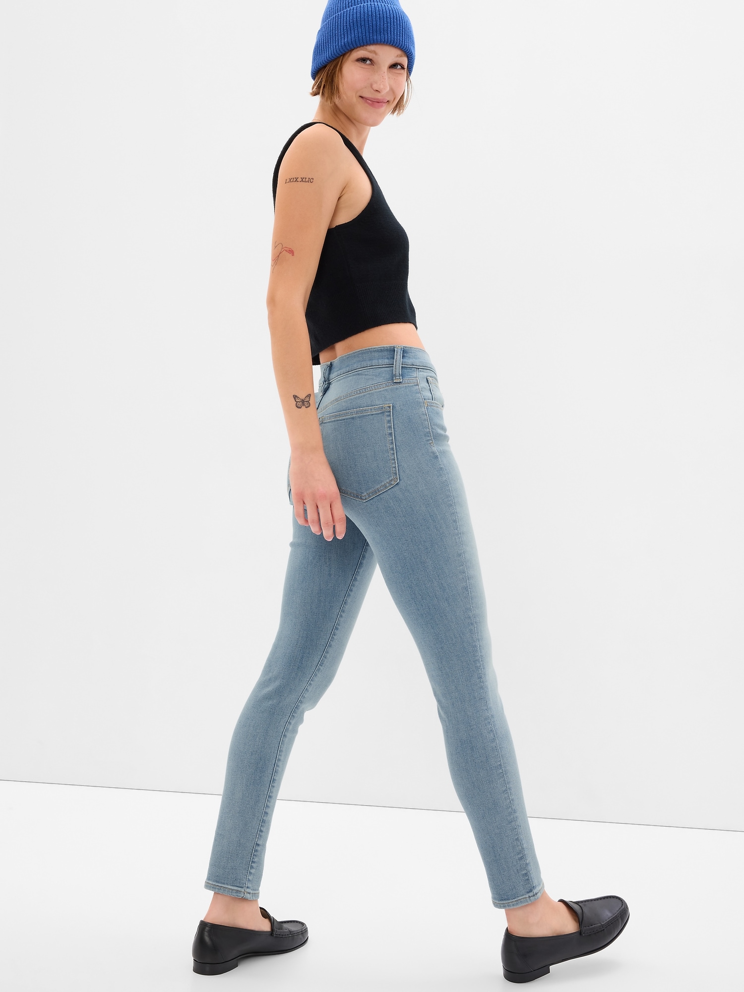 Gap true skinny cheap super high rise crop