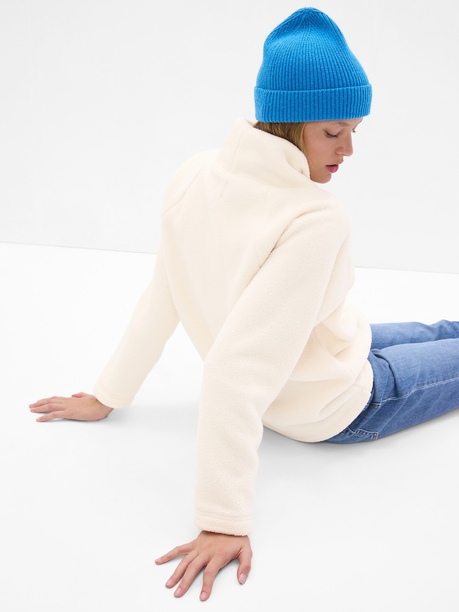 Mockneck Arctic Fleece Pullover Gap