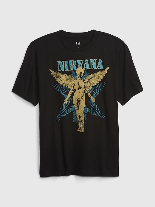 View large product image 1 of 1. Nirvana Graphic T-Shirt