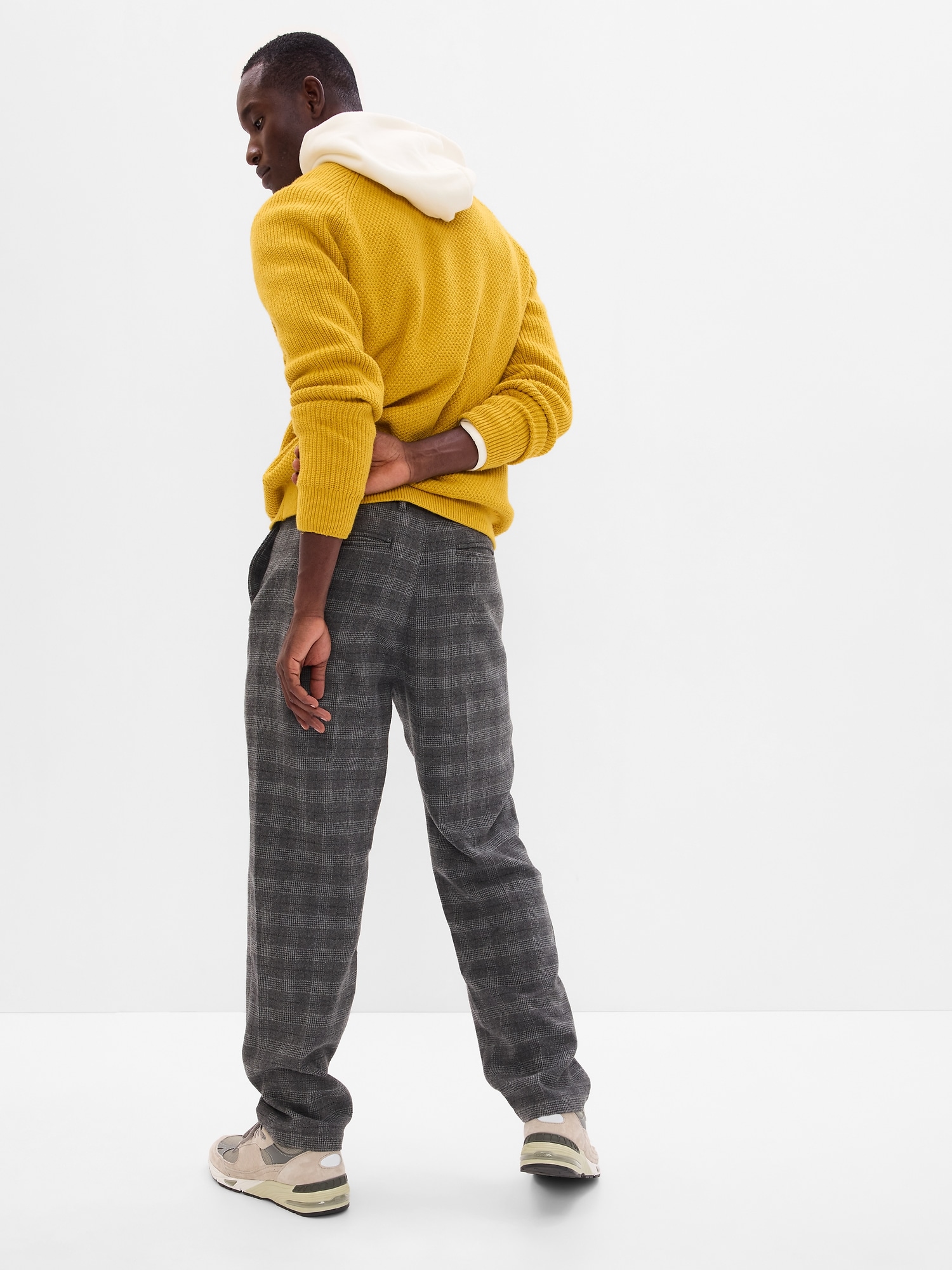 Relaxed Wool-Blend Pants | Gap