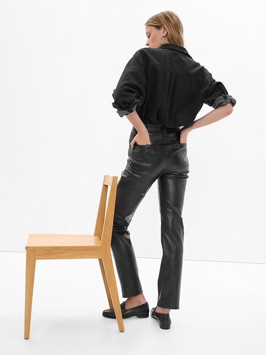 2 of 8 showing, with the color BLACK WASH of product Denim Big Shirt with Washwell