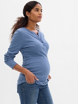 maternity henley shirts