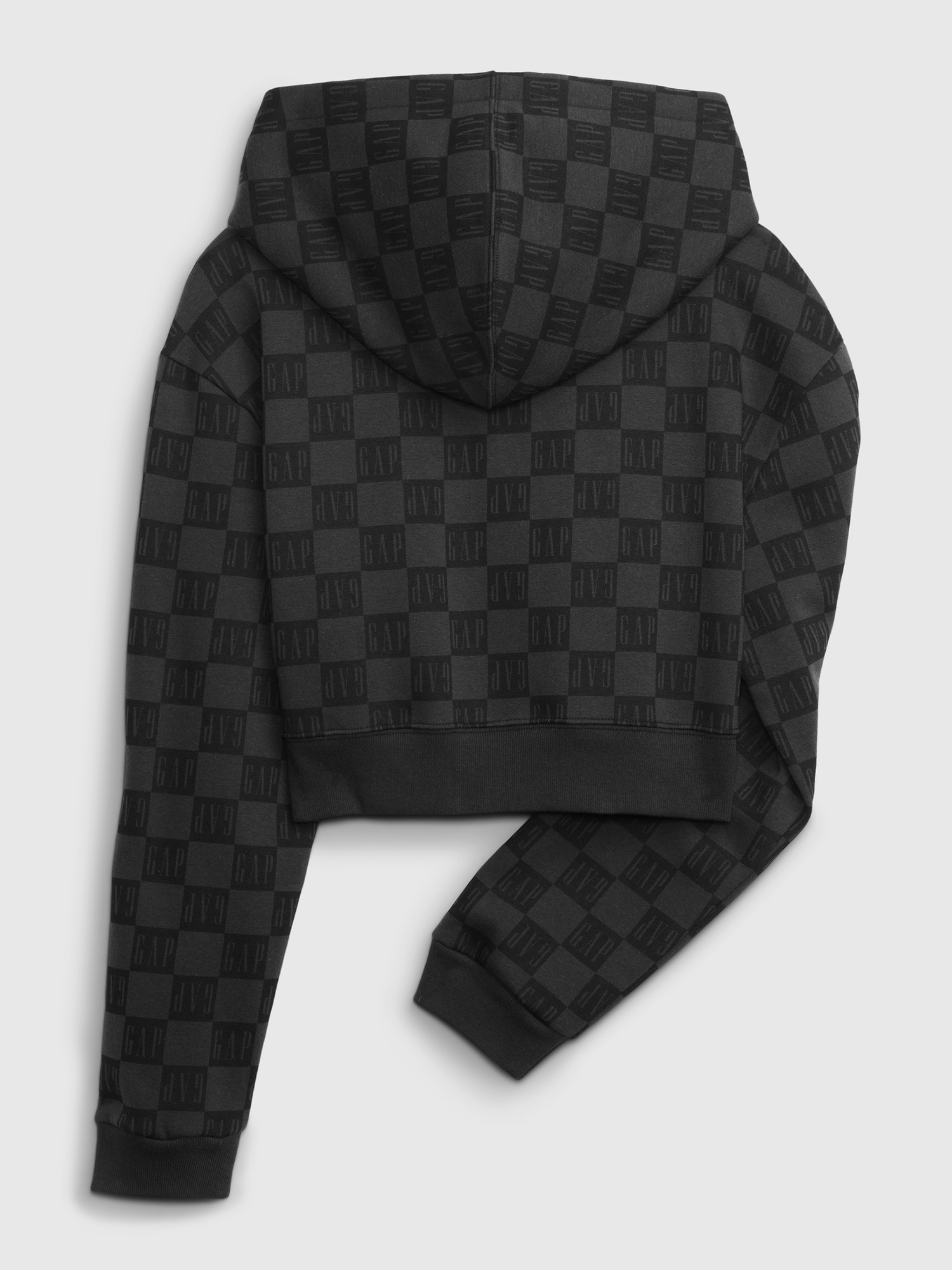 Teen Gap Logo Checkered Hoodie Gap