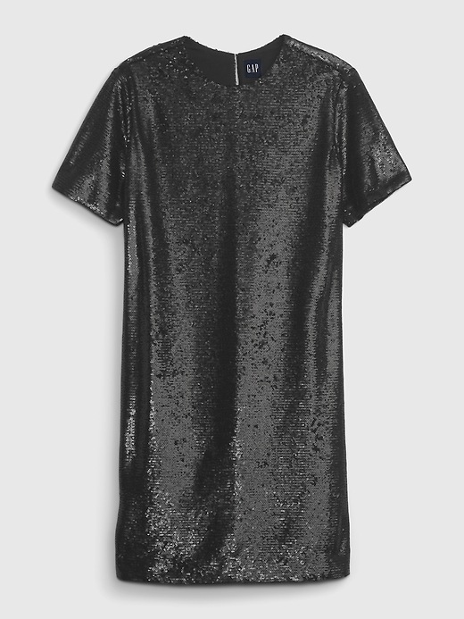 Recycled Sequin T-Shirt Mini Dress | Gap Recycled Sequin T-Shirt Mini Dress | Gap