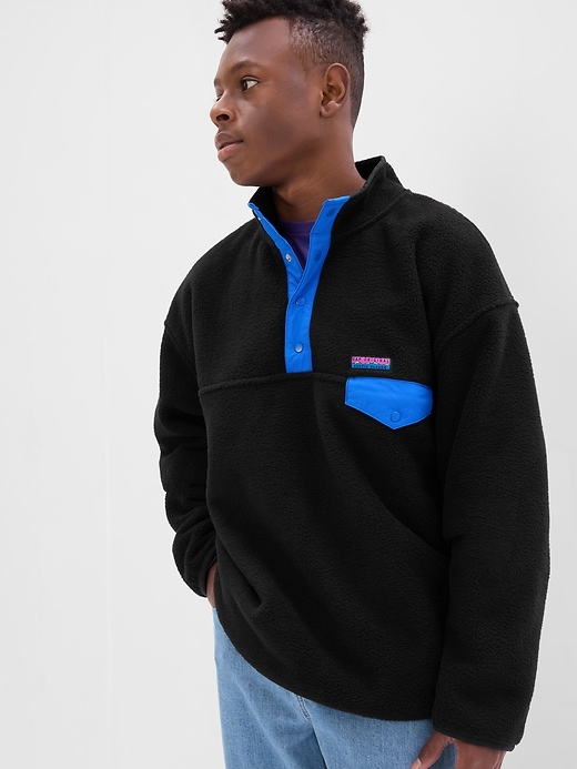 View large product image 1 of 4. Teen Arctic Fleece Mockneck Pullover