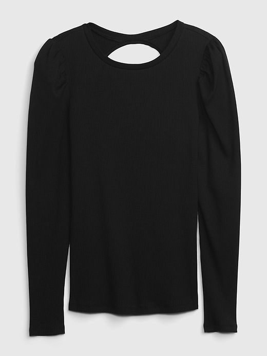 Image number 6 showing, Puff Sleeve Rib T-Shirt