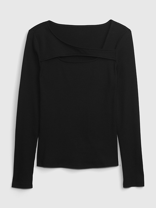 Image number 6 showing, Rib Crossover Cutout Top