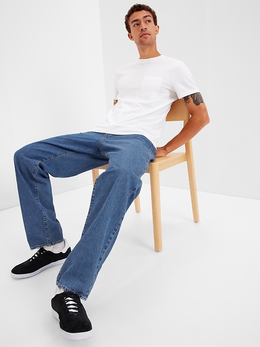 Image number 3 showing, Baggy Jeans with Washwell