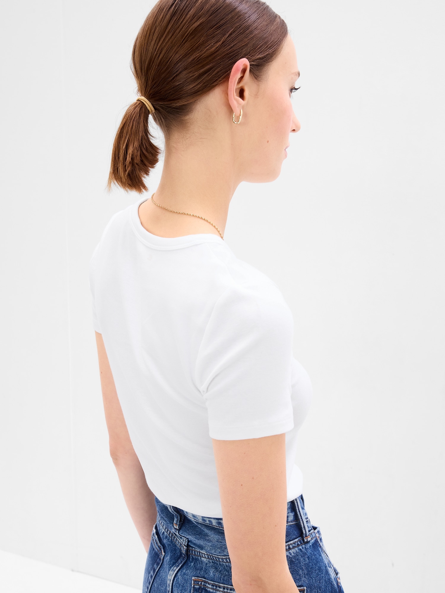 Modern Crewneck T Shirt Gap
