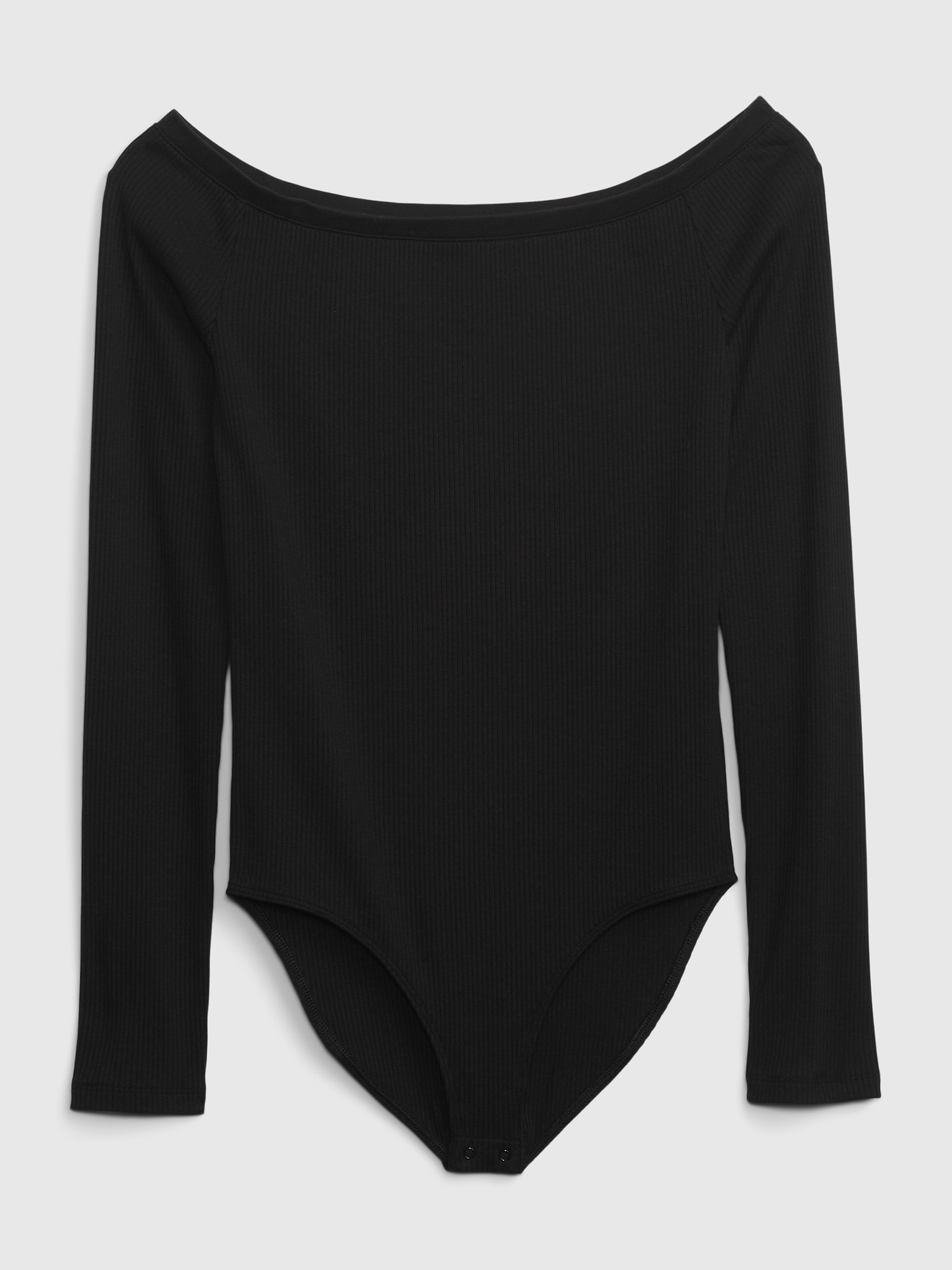 OffShoulder Rib Bodysuit Gap