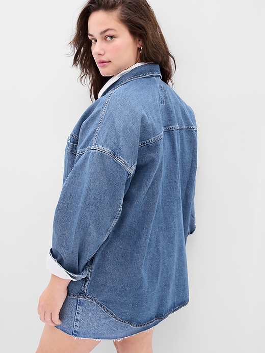 Denim Utility Shirt Jacket with Washwell | Gap