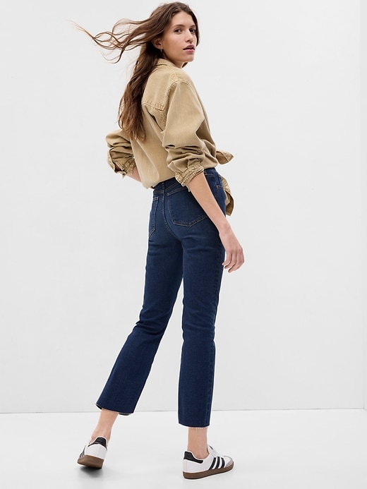 Image number 7 showing, High Rise Kick Fit Jeans