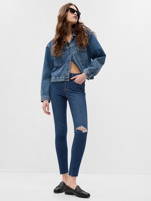 Gap Women's Mid Rise Universal Jeggings (Dark Indigo)