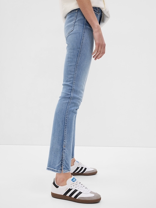 Mid Rise Split-Hem Vintage Slim Jeans | Gap