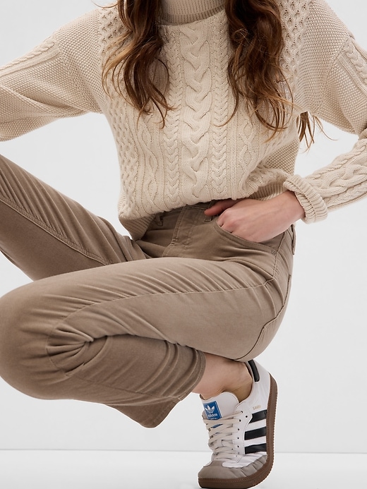 gap velvet jeans