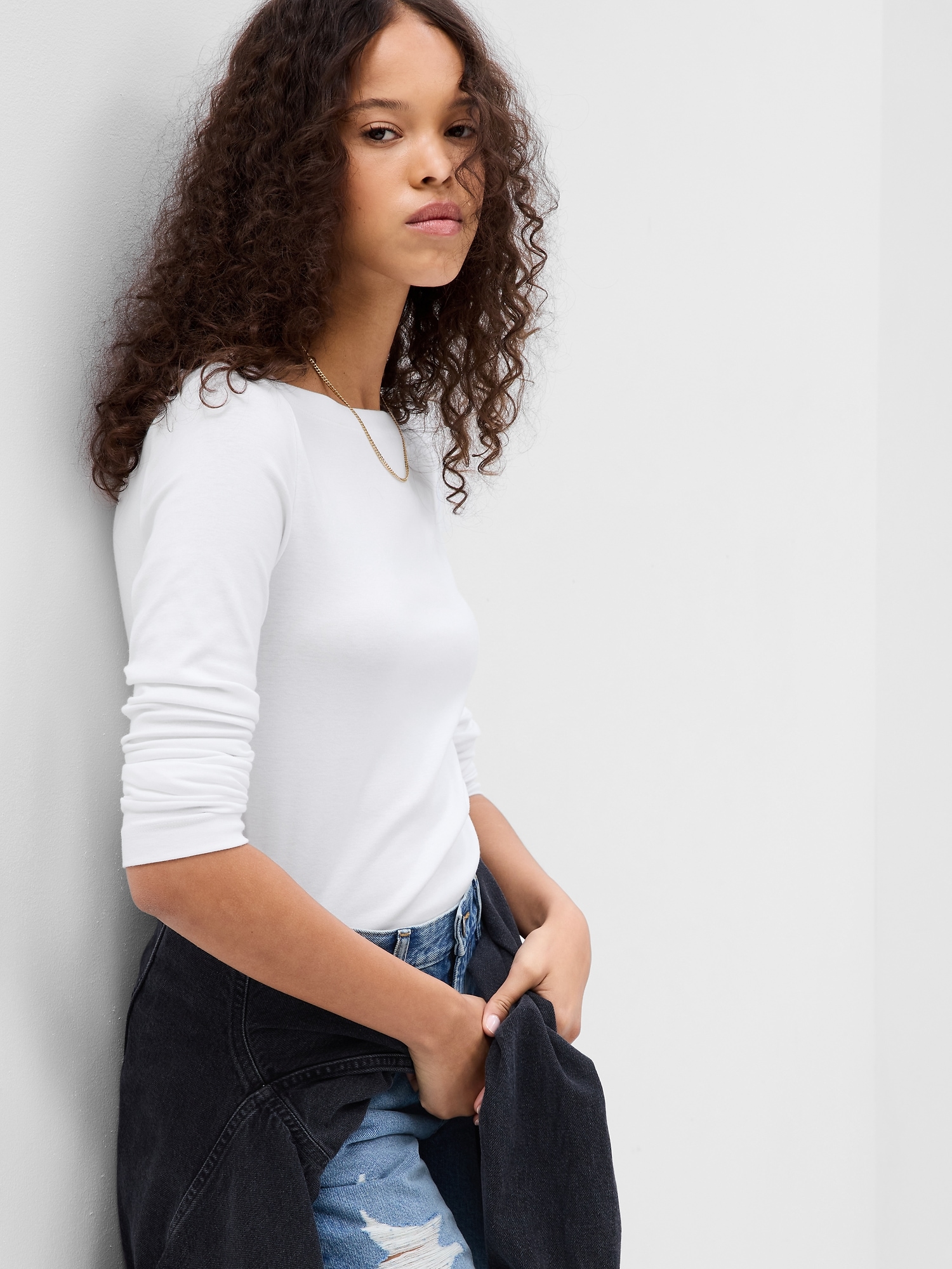 Modern Boatneck T-Shirt | Gap