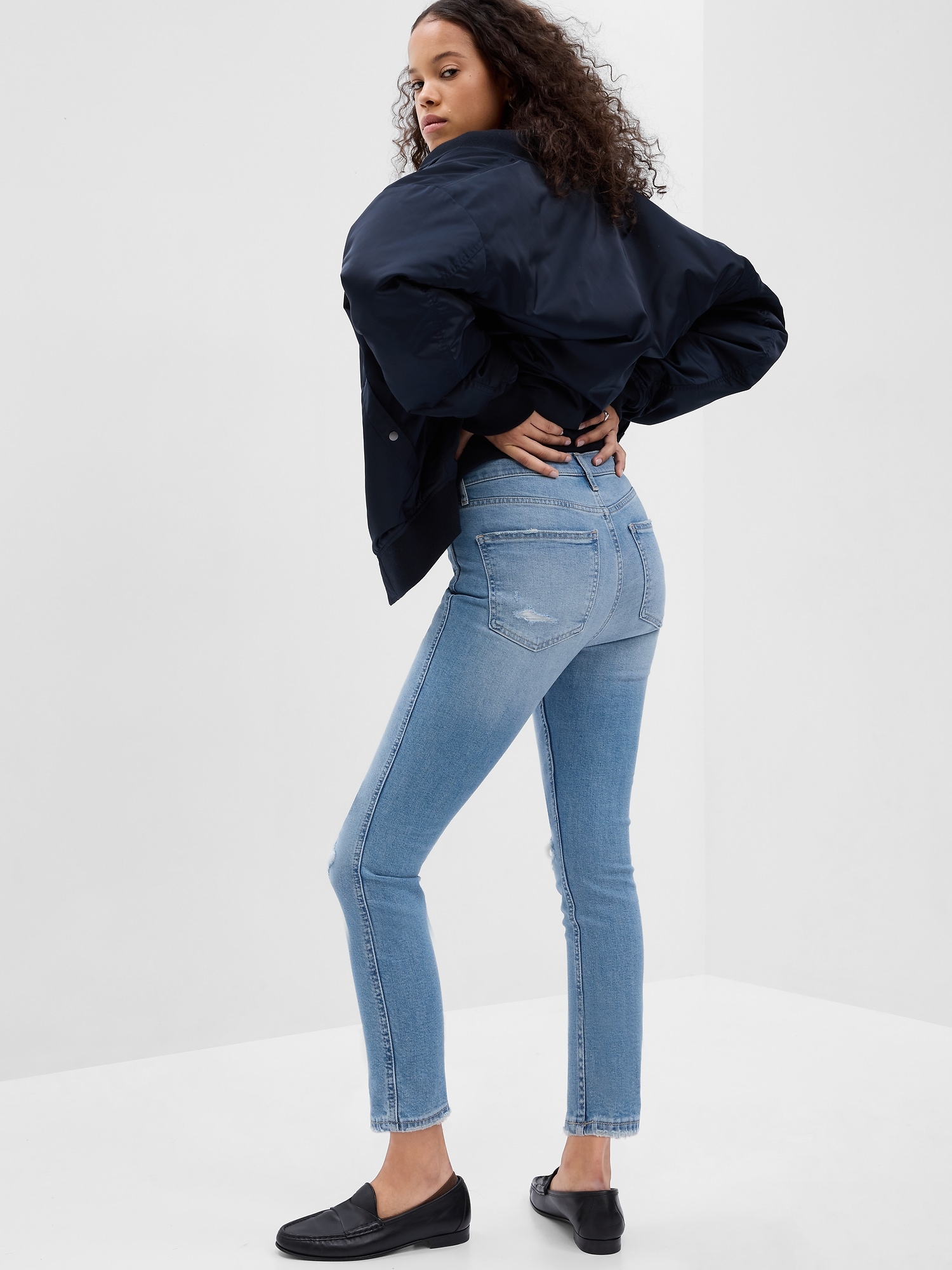 High Rise Vintage Slim Jeans | Gap