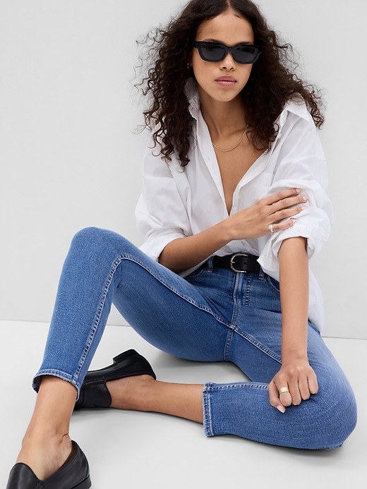 Image number 7 showing, High Rise Vintage Slim Jeans