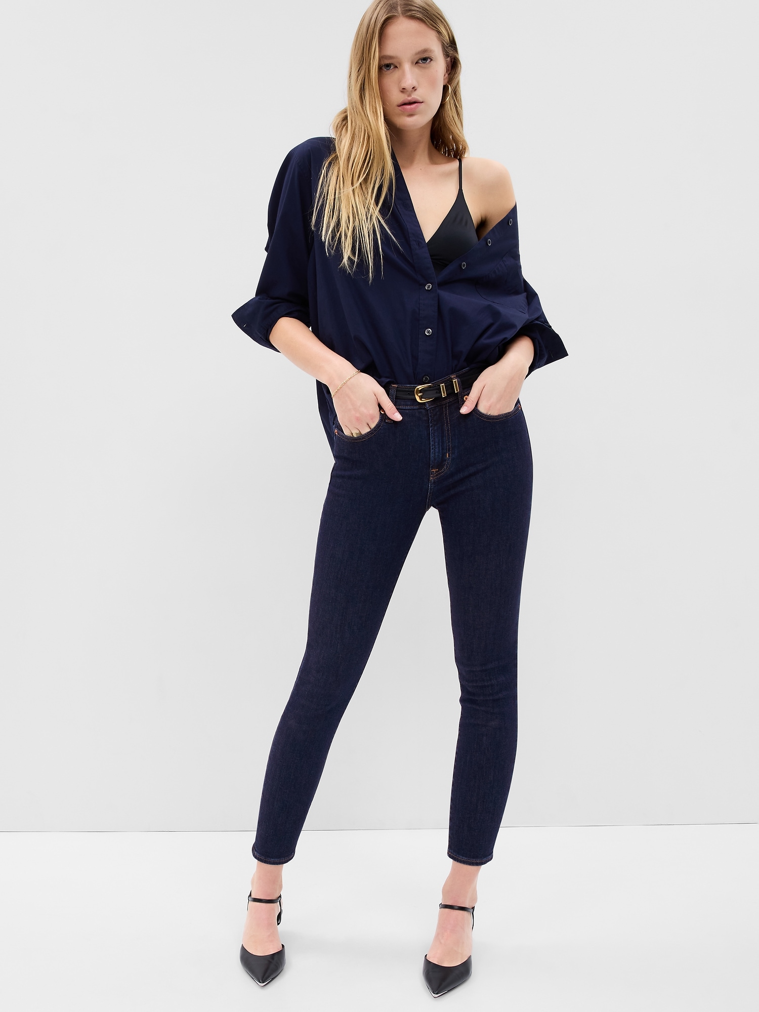 Gap Mid Rise True Skinny Jeans