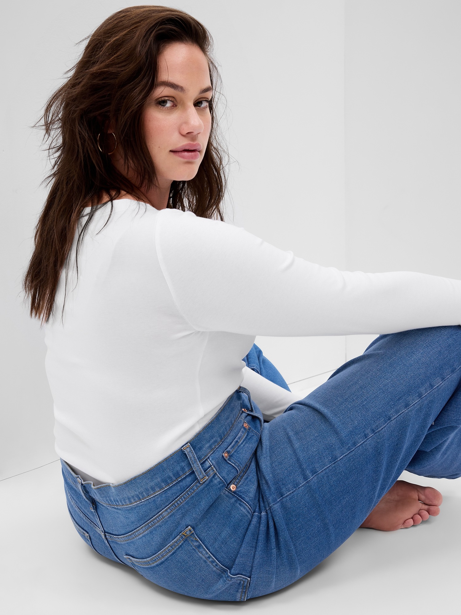 Modern Boatneck T Shirt Gap