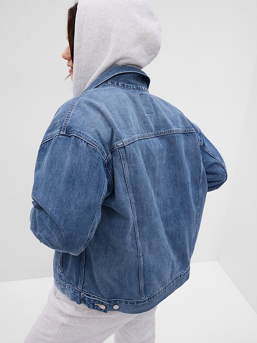 Image number 5 showing, Oversized Icon Denim Jacket