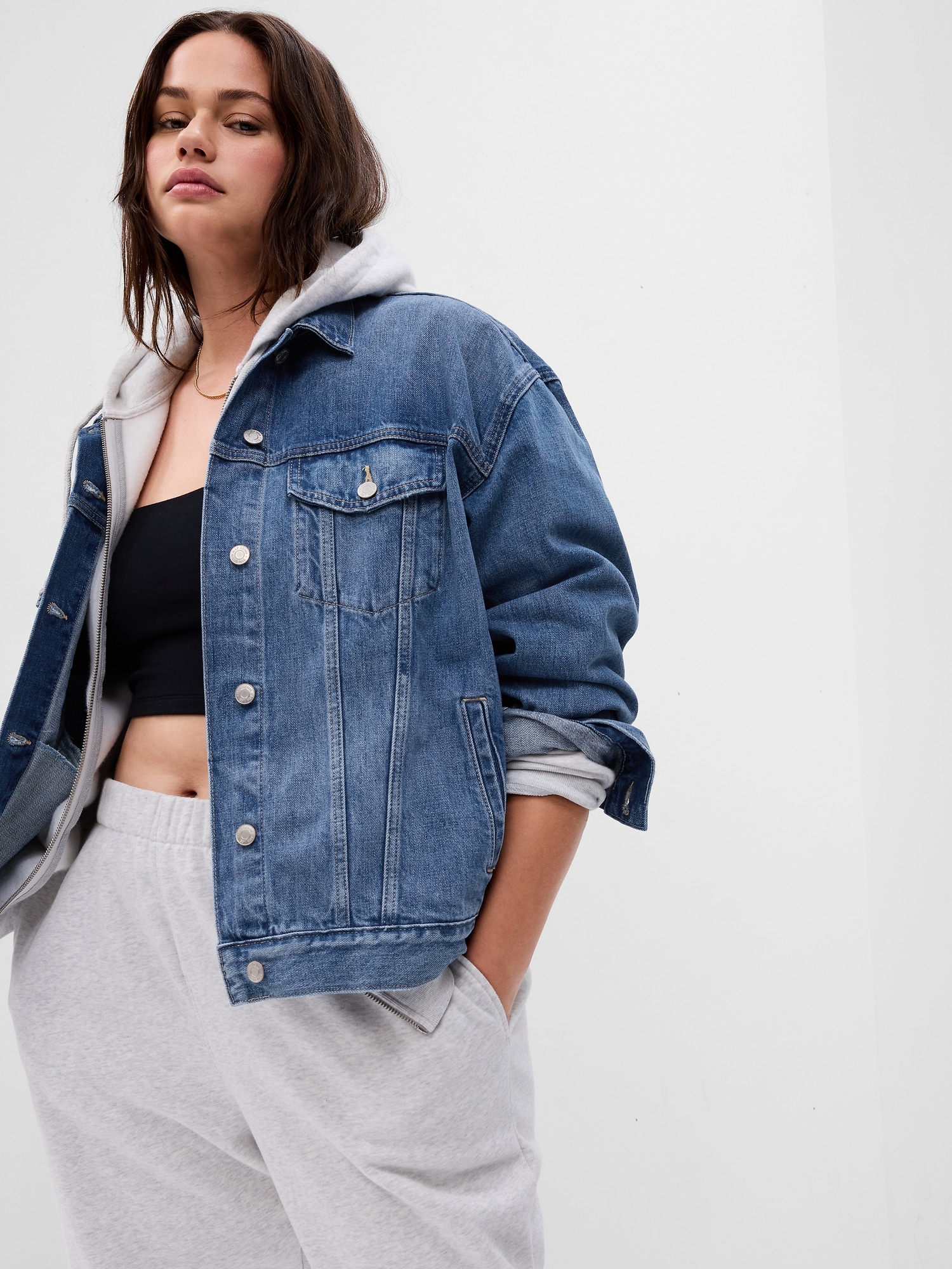 Gap Women's Oversized Icon Denim Jacket