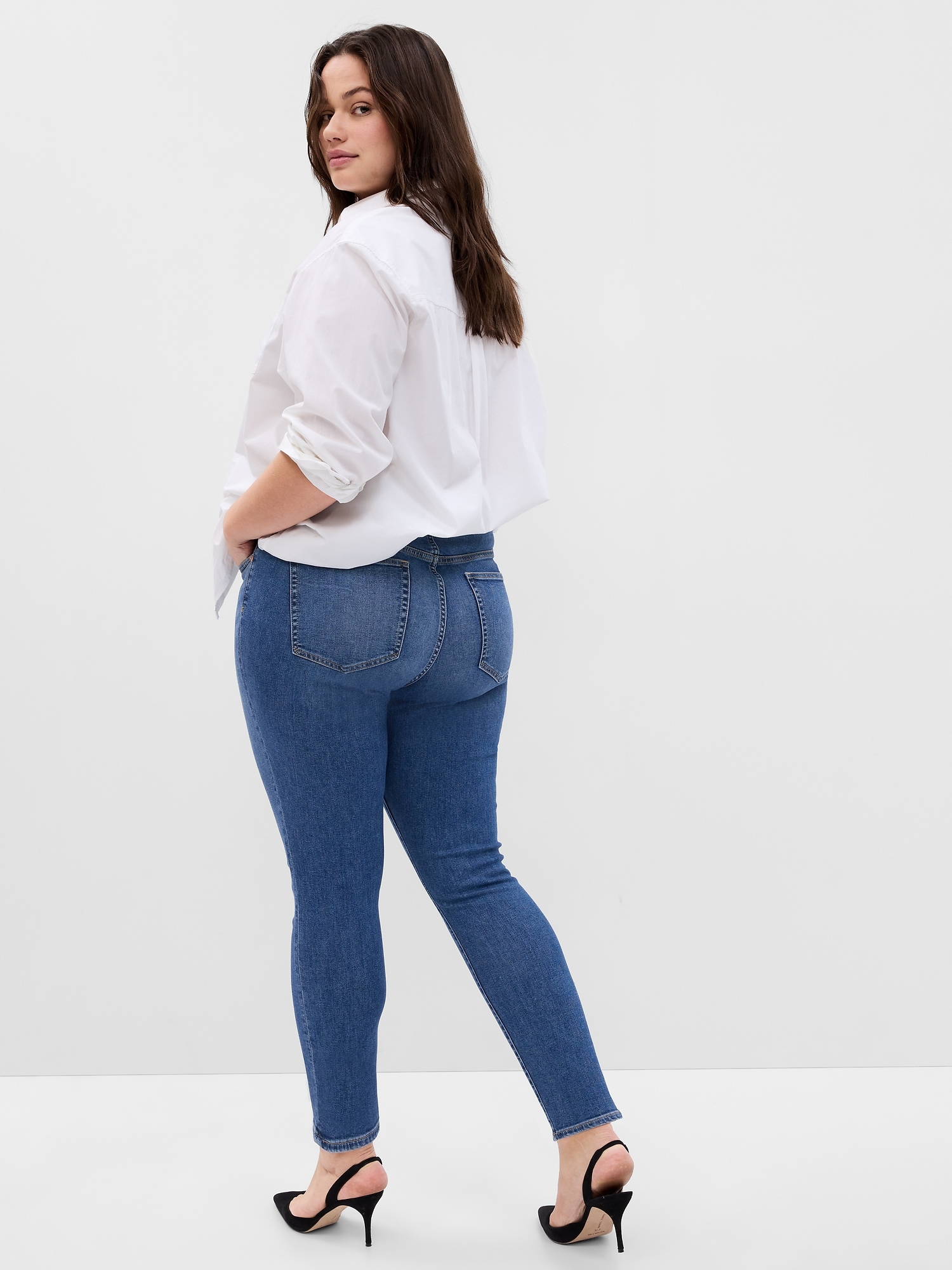 High Rise True Skinny Jeans | Gap