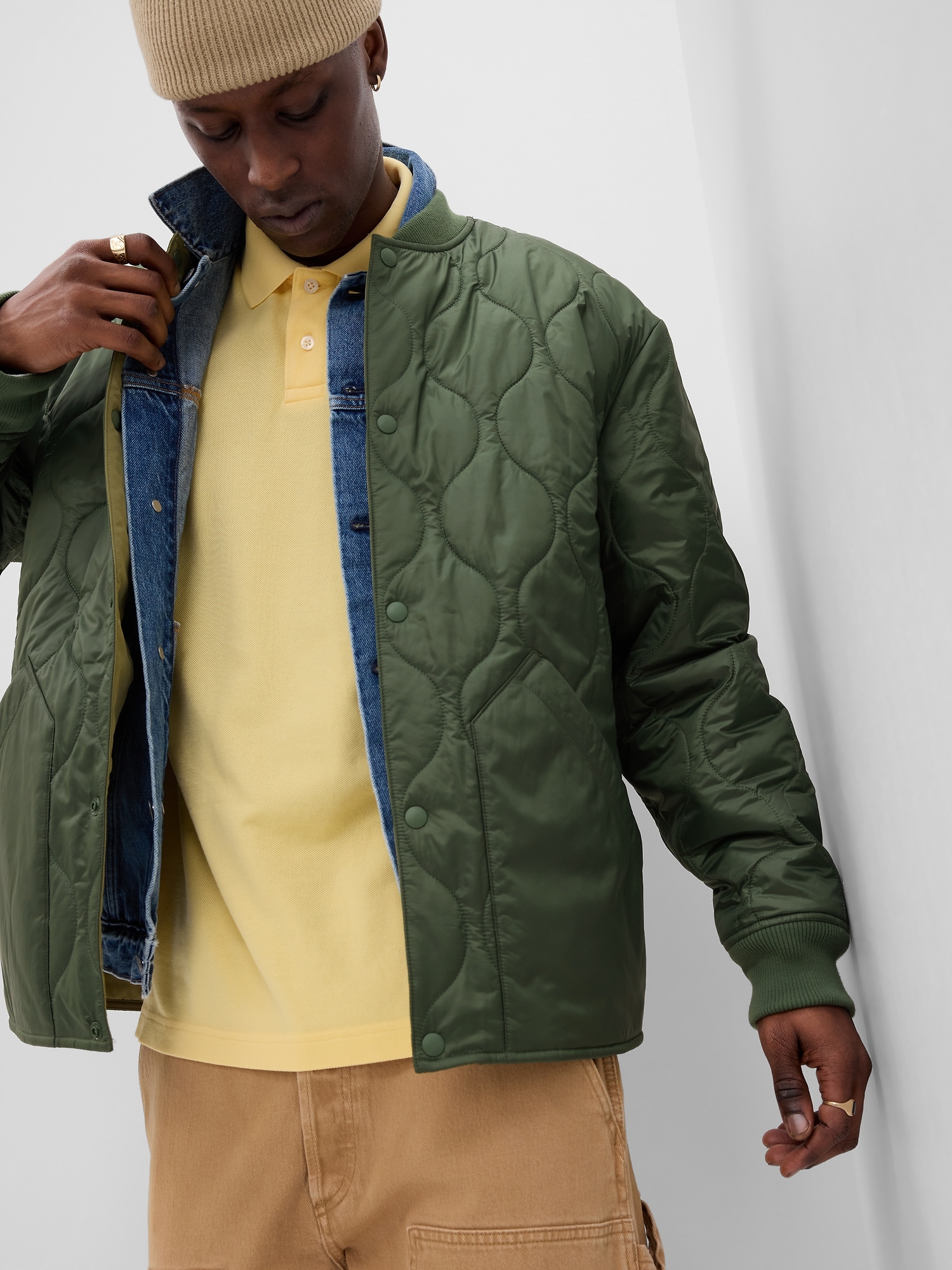 Recycled Oversized Lightweight Liner Jacket | Gap