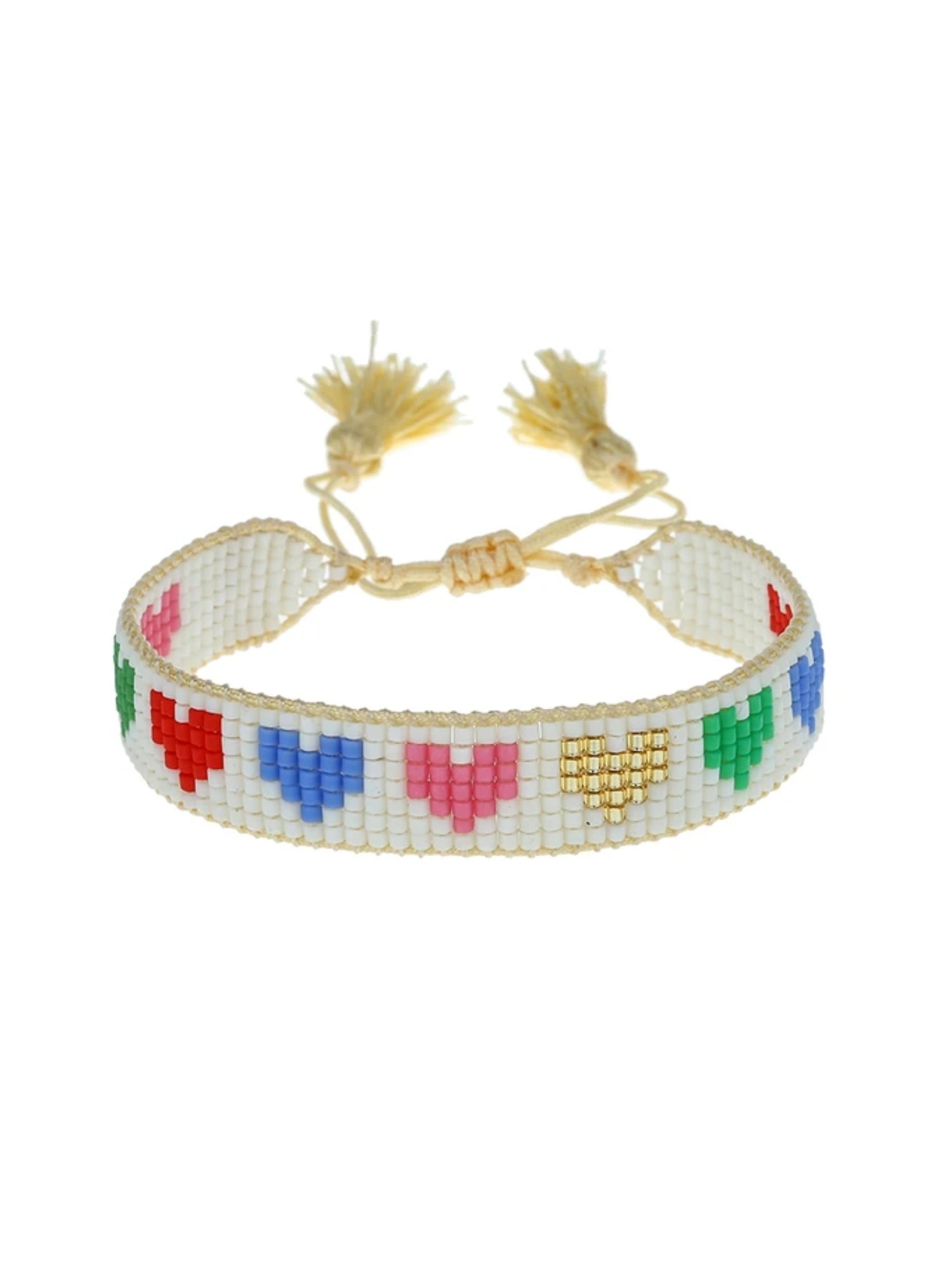 Gap HART Rainbow Hearts Bracelet